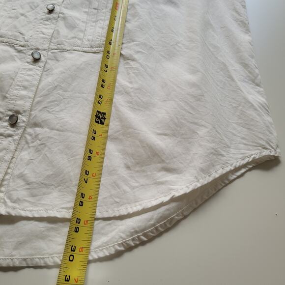 NWT We The Free Beaded Long Sleeve Button Shirt Small Country Glam Western Rodeo - Picture 13 of 13